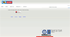 Desktop Screenshot of bosny.com